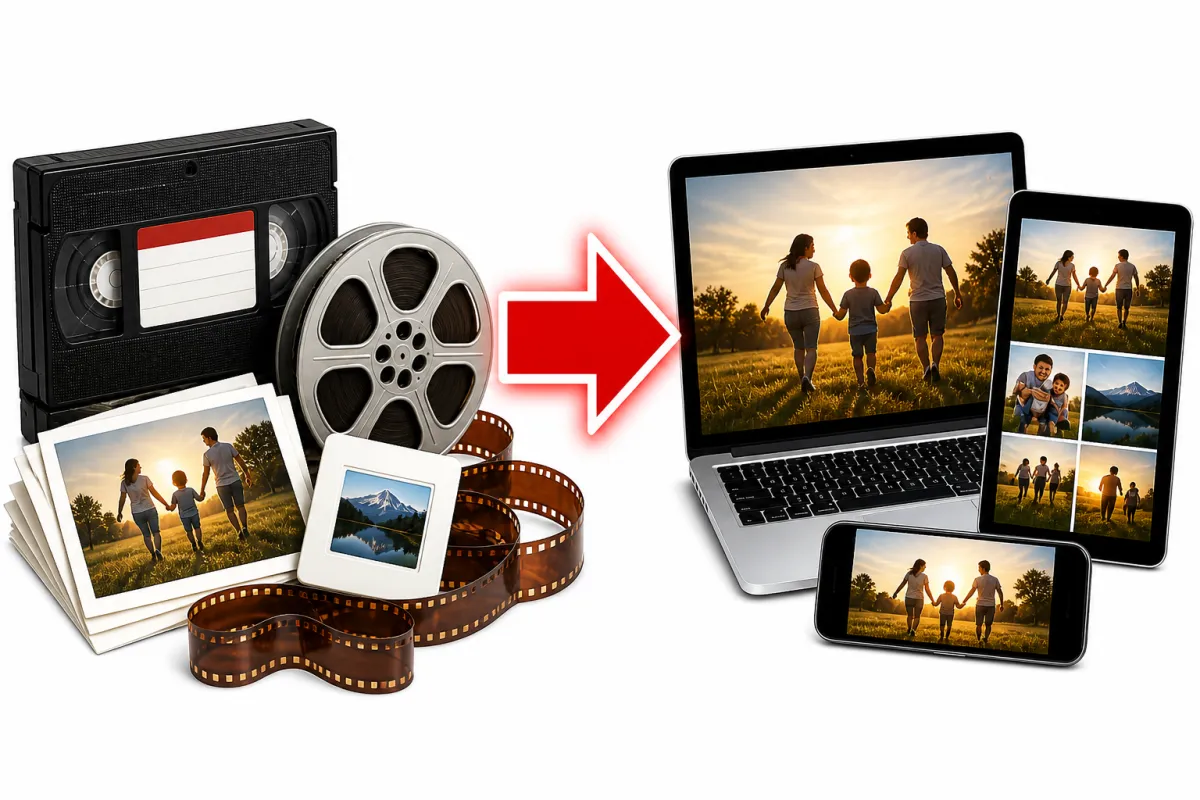 Preserving memories from analog to digital