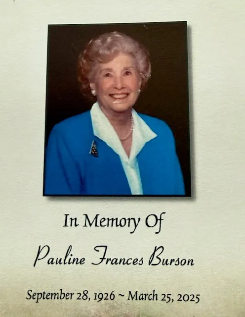 Pauline Frances Burson