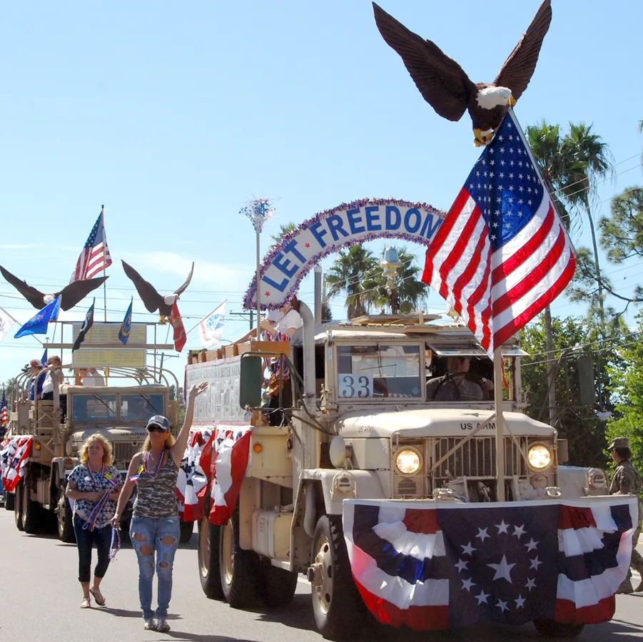 Ruskin Rolls Out Red, White and  Blue for Veterans Day Parade