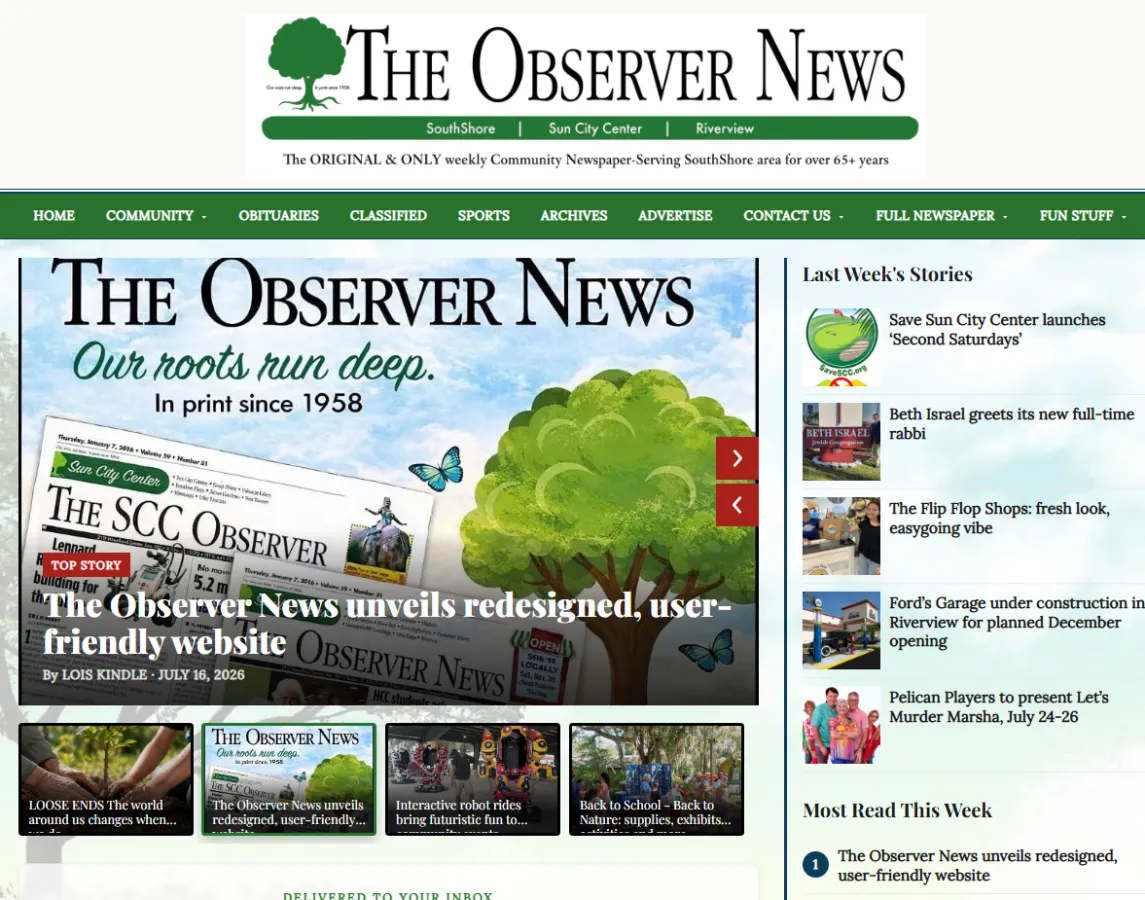 The Observer News unveils redesigned, user-friendly website