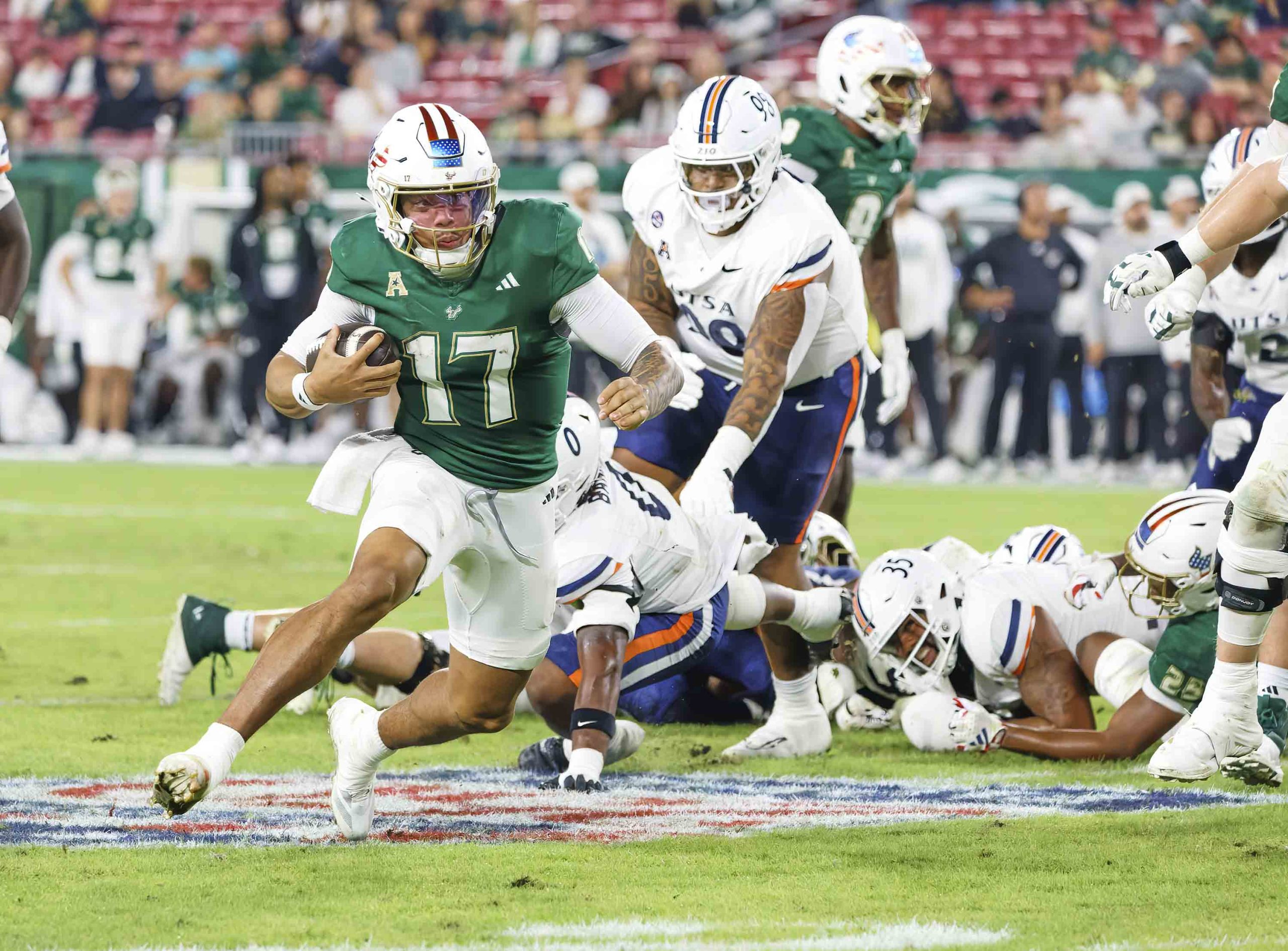 South Florida Bulls win on annual Salute-to-Service Night at Raymond James