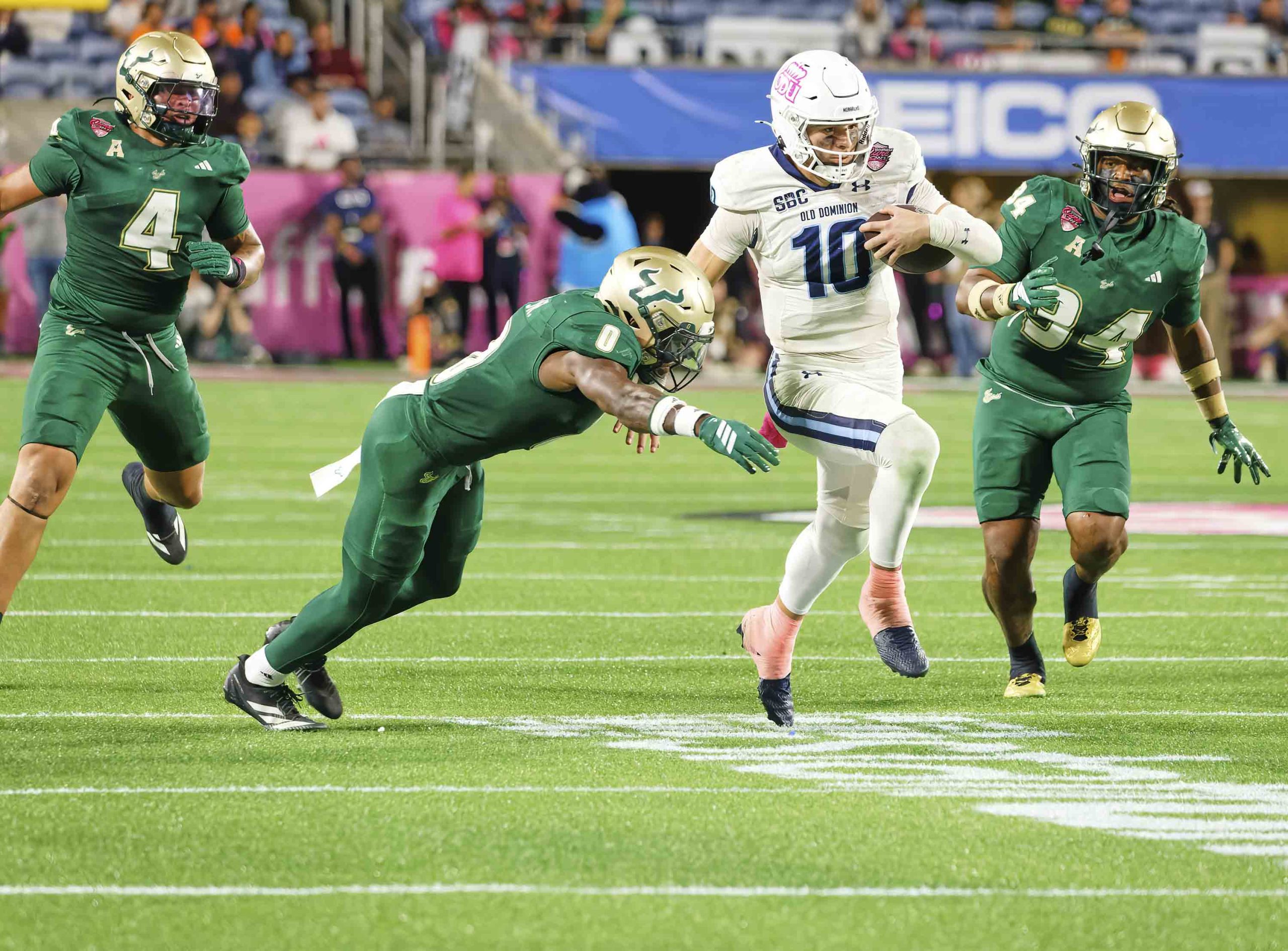 USF ends exciting season with tough  Cure Bowl loss
