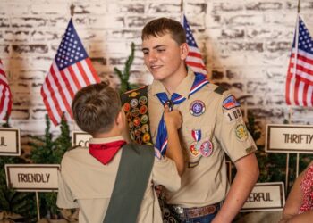 Riverview Marine Corps detachment salutes young Eagle Scout as family tradition grows
