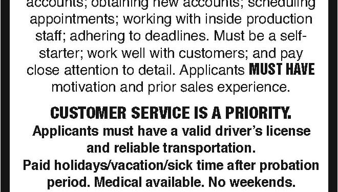 Sales Representative