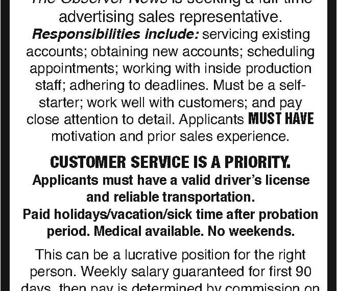 Sales Representative